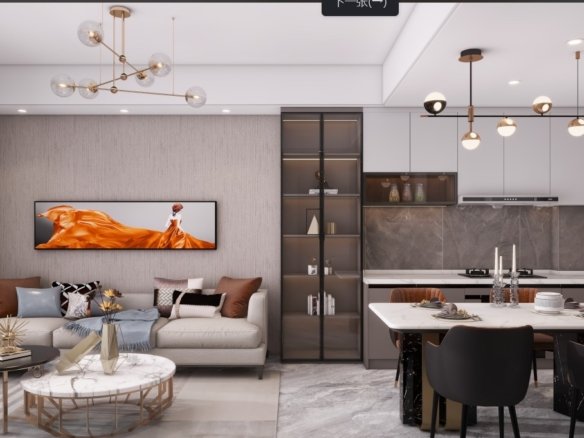 Amto view apartments in westlands Living room