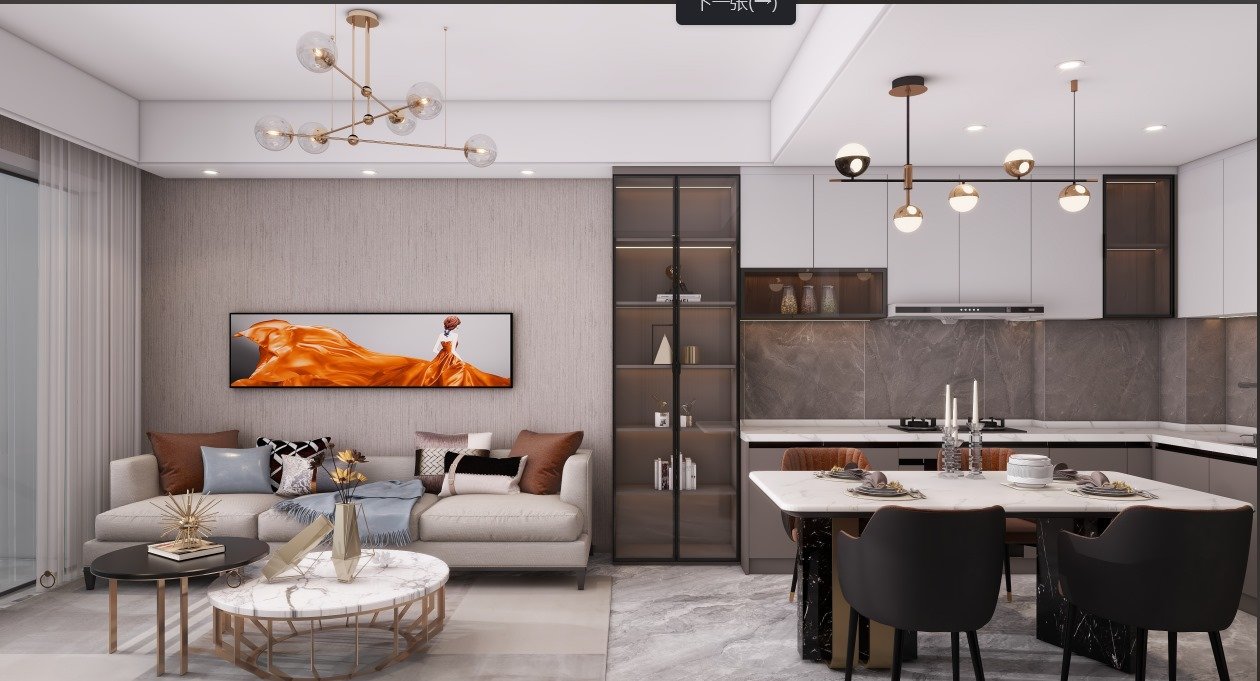 Amto view apartments in westlands Living room
