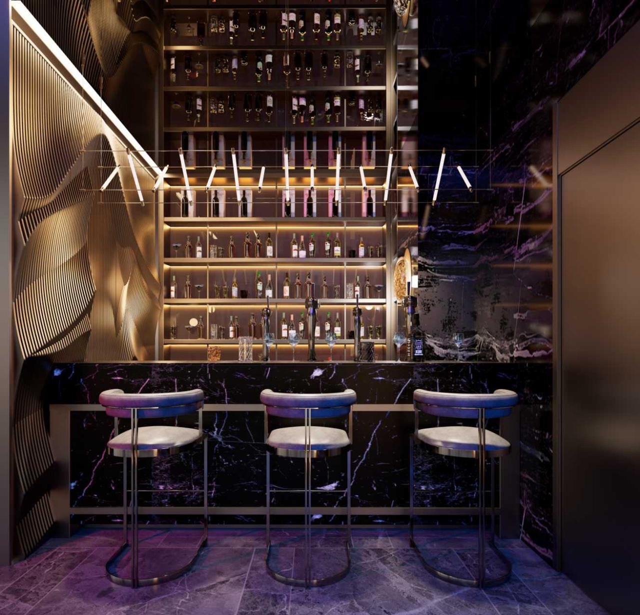 Luminara Apartments in Westlands bar
