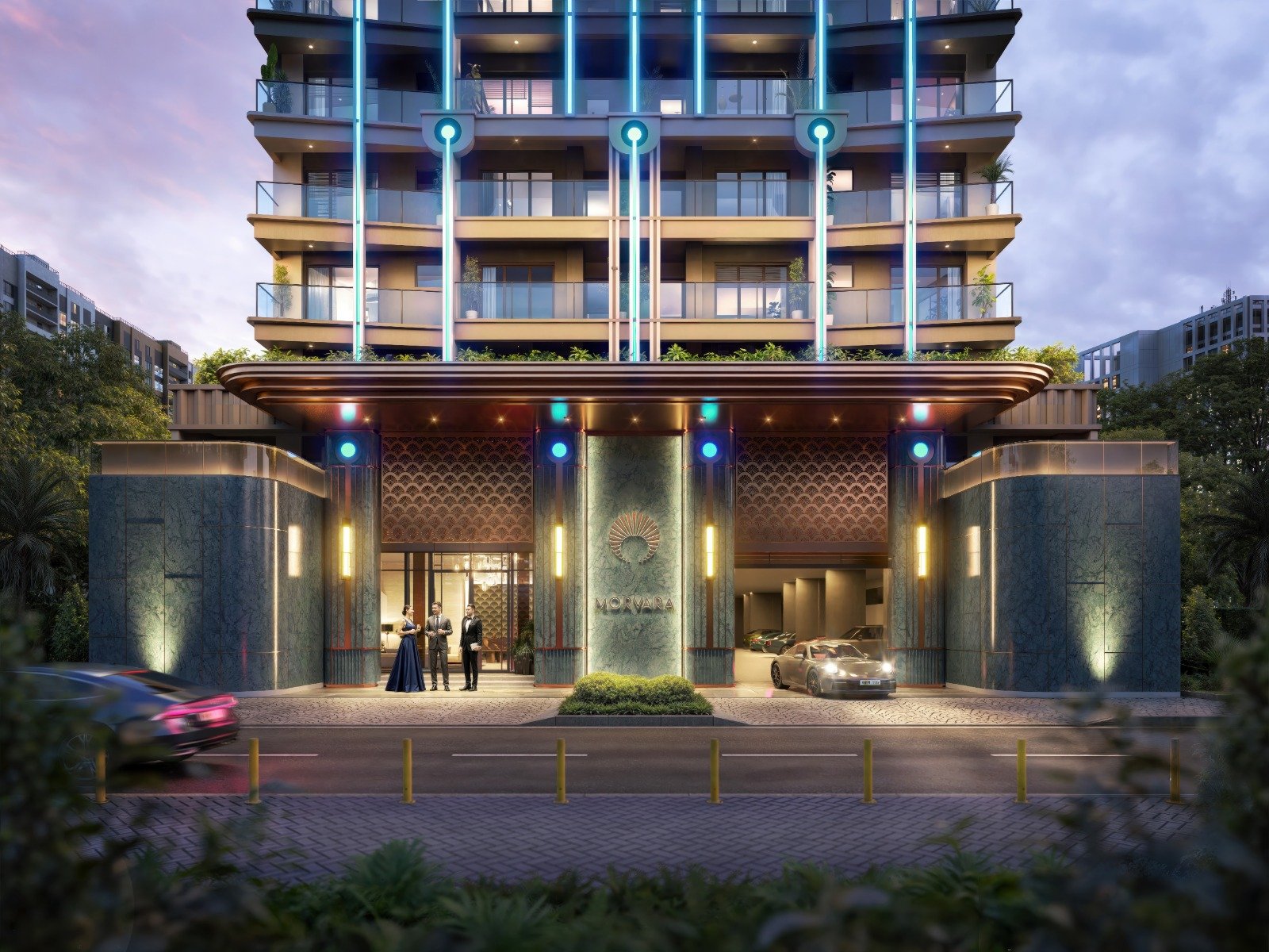 morvara apartments in westlands entrance