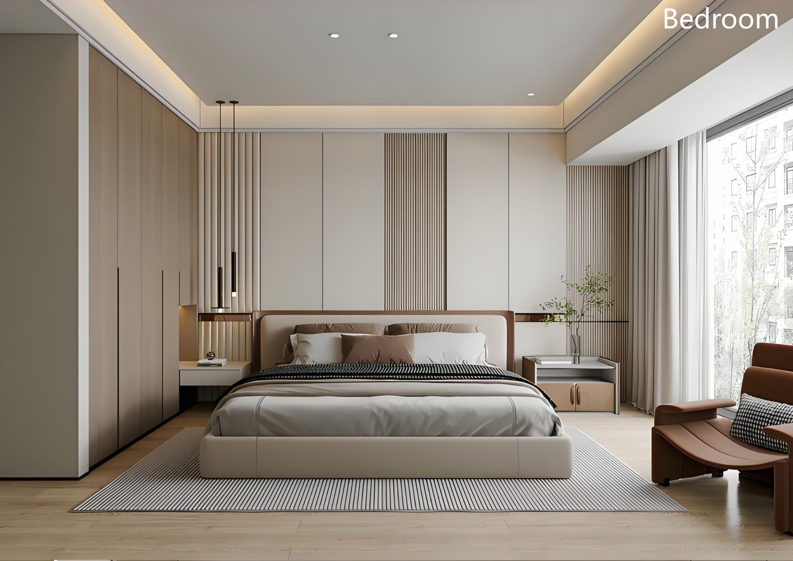 Luster Arbor Apartments master bedroom