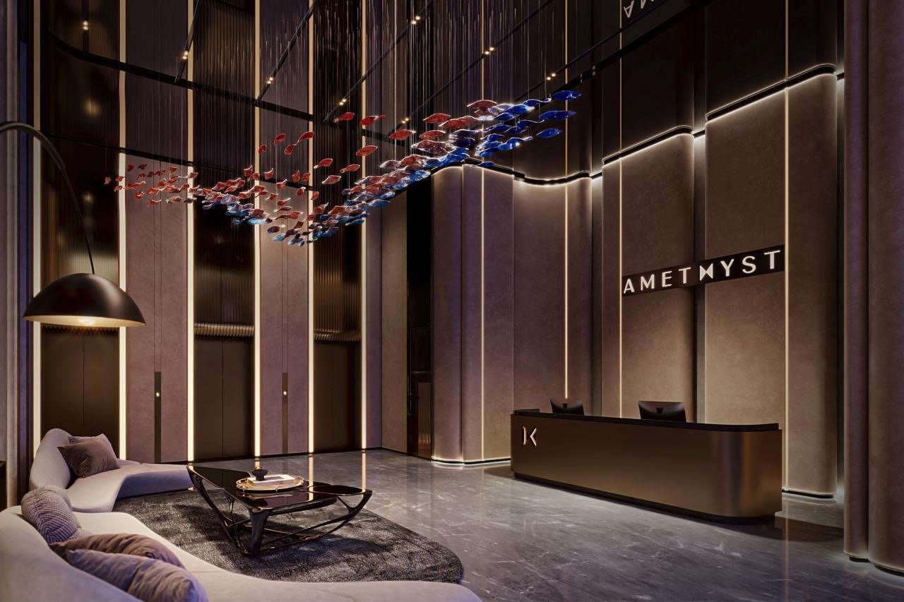 amethyst springs apartments in kilimani reception lobby