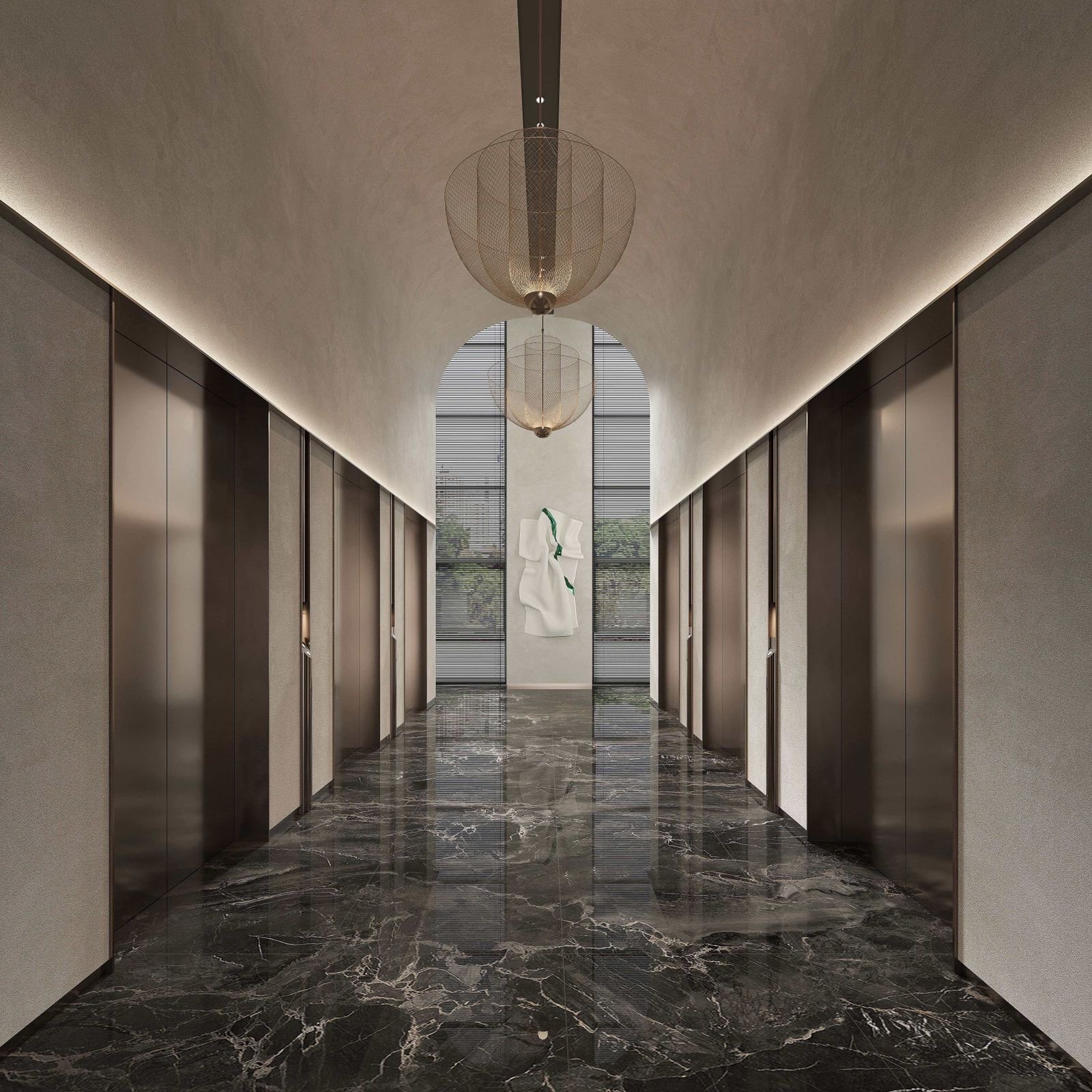 Auris residency apartments entrance two