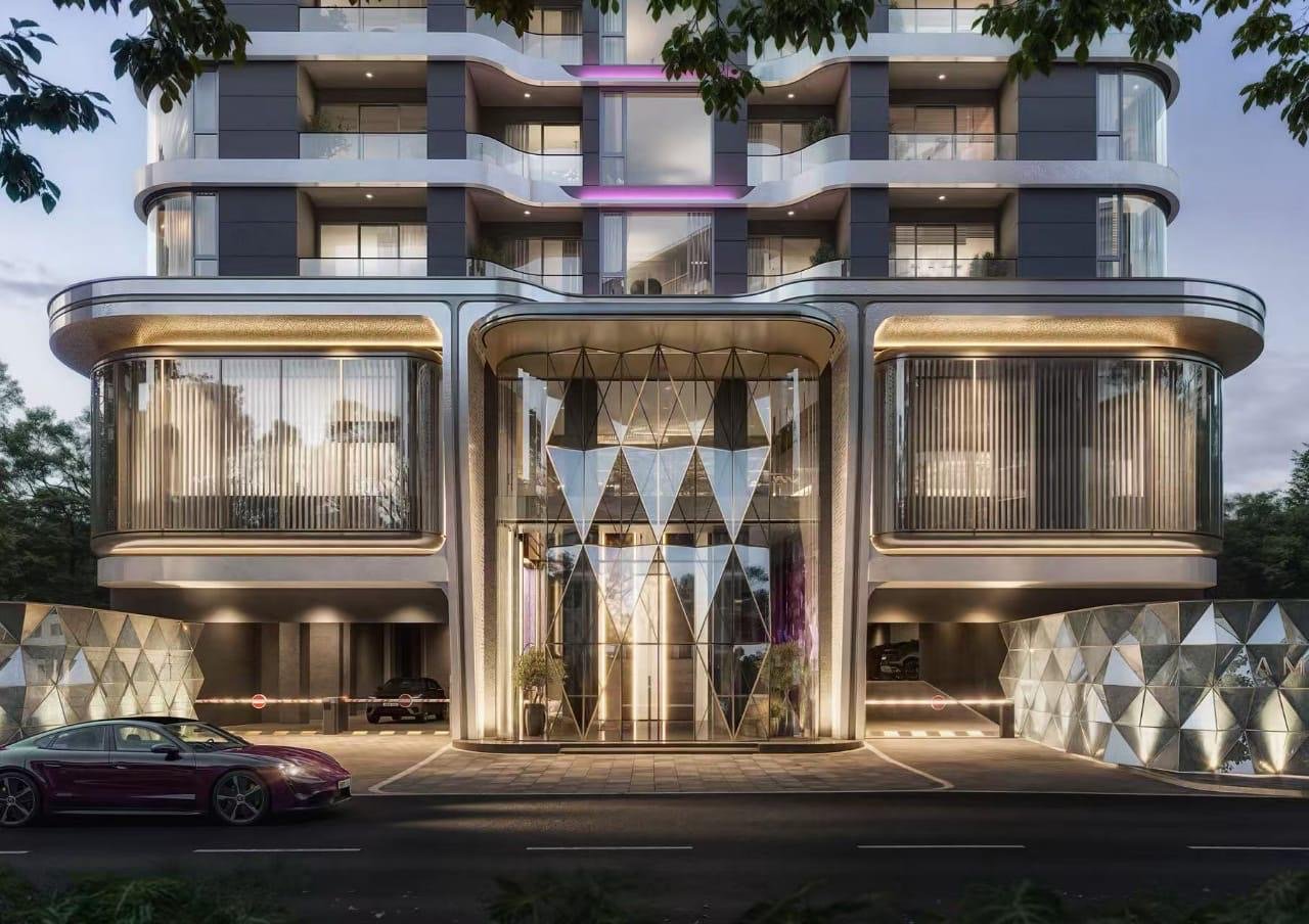 amethyst springs apartments in kilimani entrance
