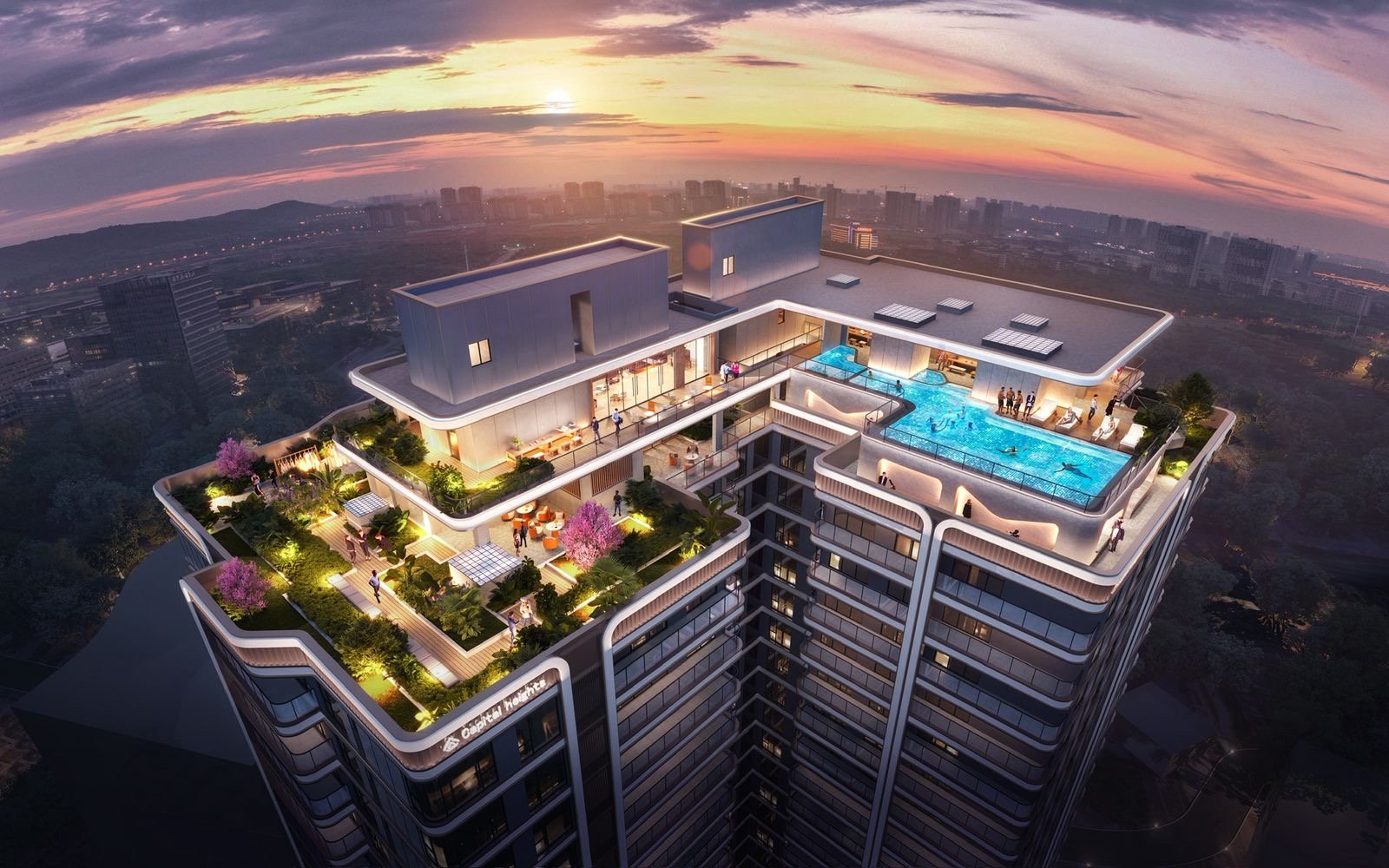 Studio Apartments in Westlands sky view