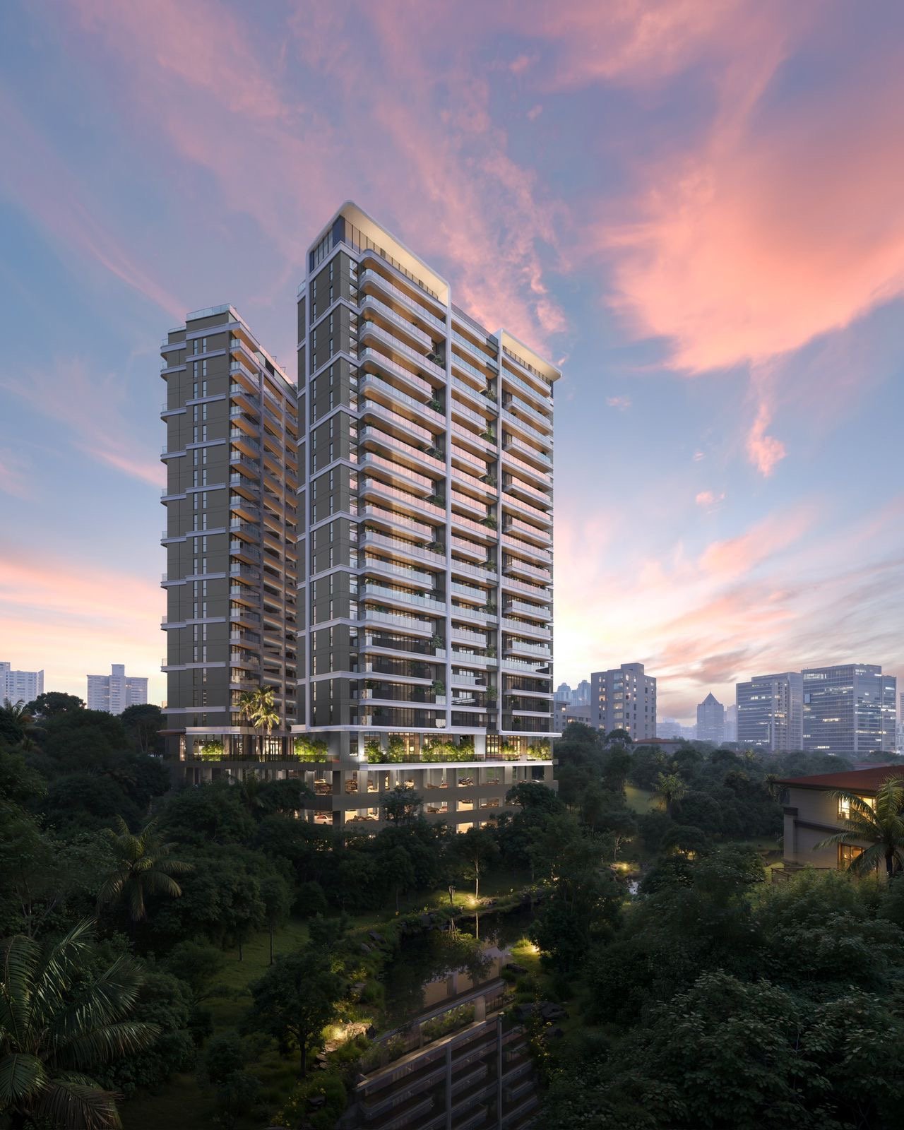 3 bedrooms at balkis residences exterior far view