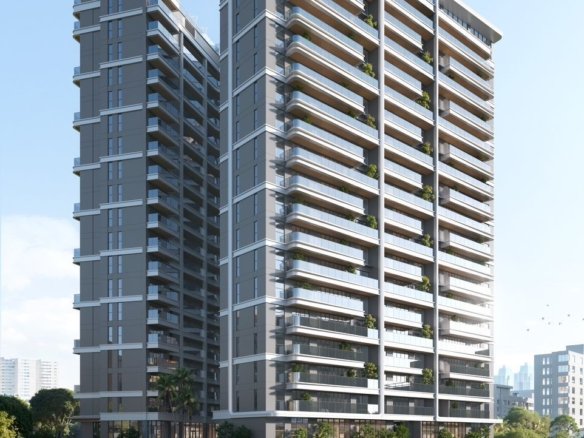 3 bedrooms at balkis residences exterior side view