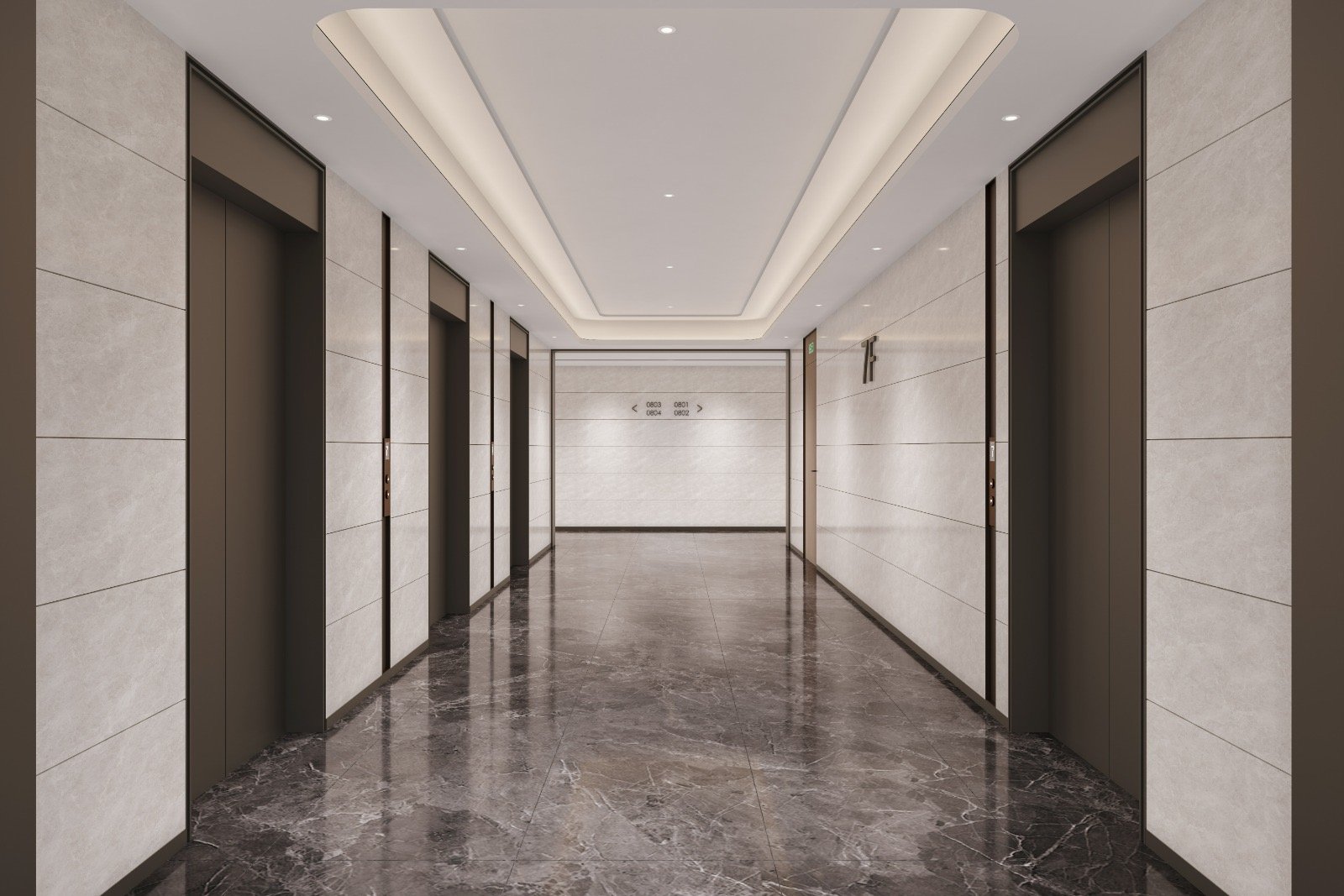 High End Hall way Of 2 Bedrooms At Ubora Living Apartments In westlands