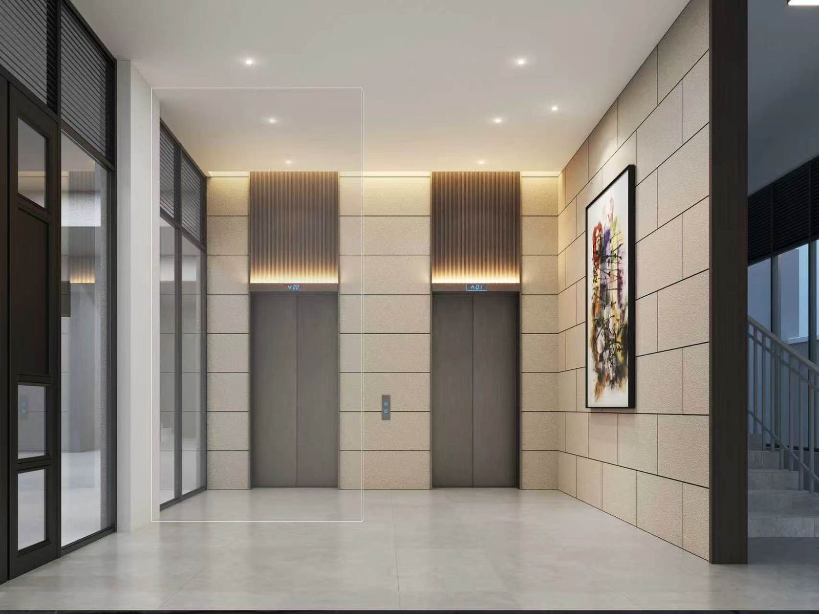 Lift Area Of 2 Bedrooms At Citrine Tower Apartments For Sale In Westlands