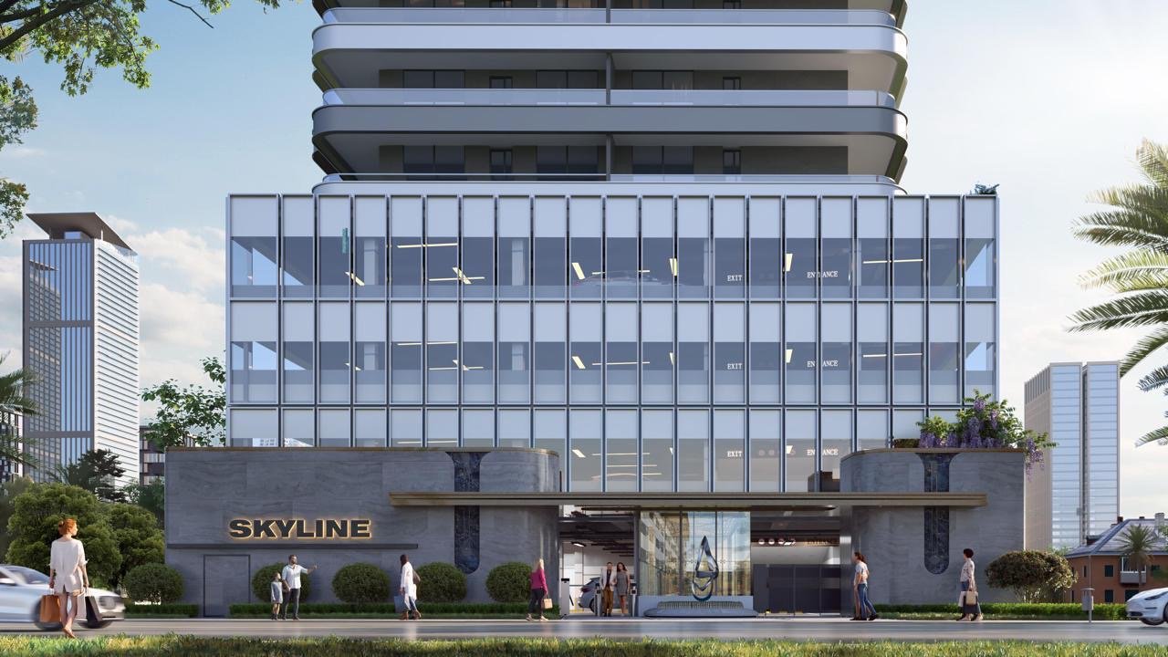 Main Entrance Of Skyline Residence Apartments In Westlands