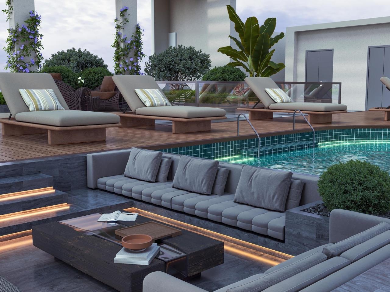 Spacious Sitting Area Of 2 Bedrooms At Skyline Residence Apartments In Westlands
