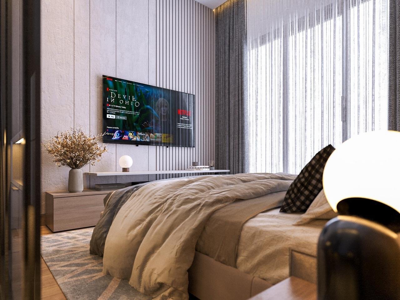 Elegant Master Of 1 Bedrooms At Fountain Residences In Kilimani