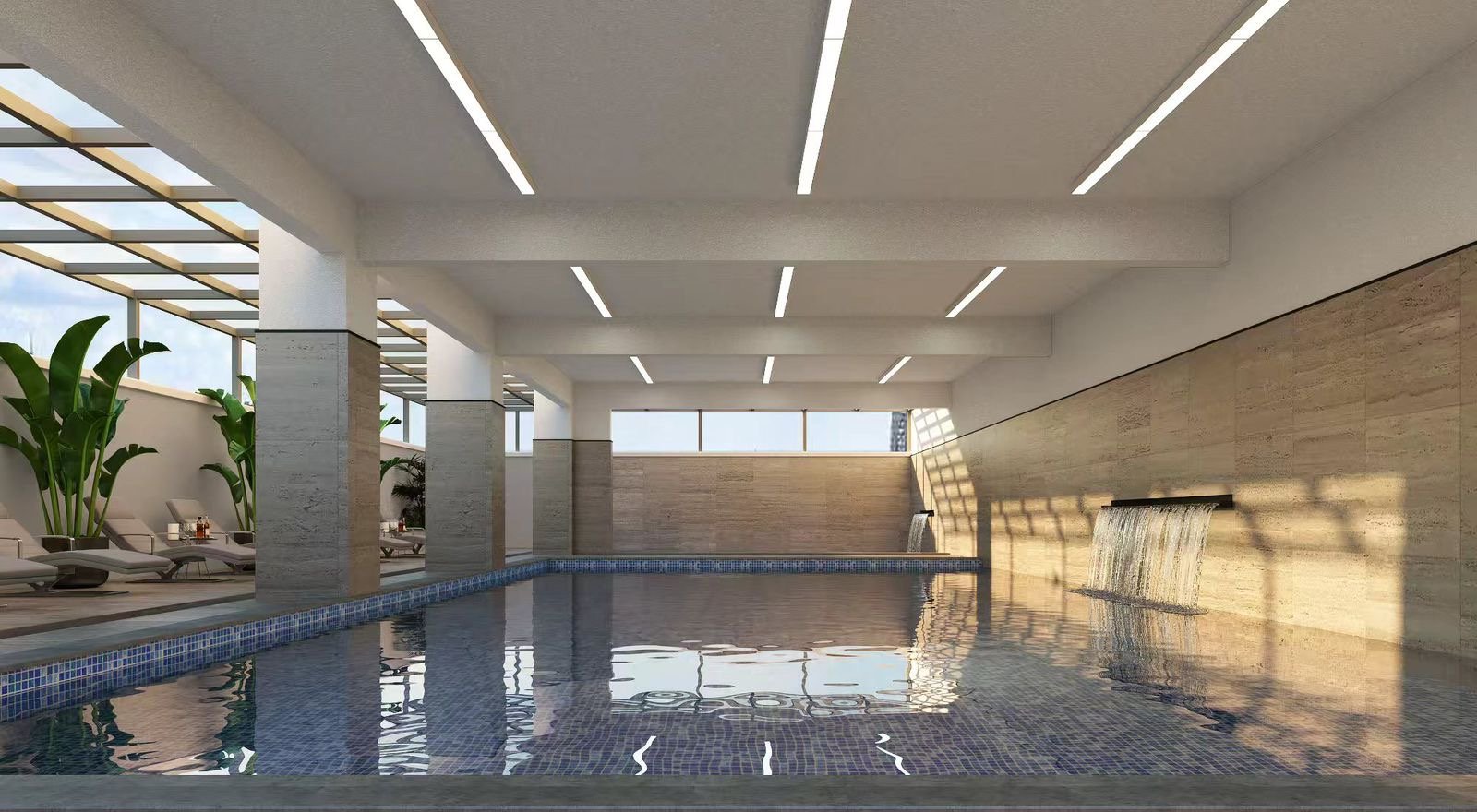 Swimming Pool Area Of 2 Bedrooms At Citrine Tower Apartments For Sale In Westlands