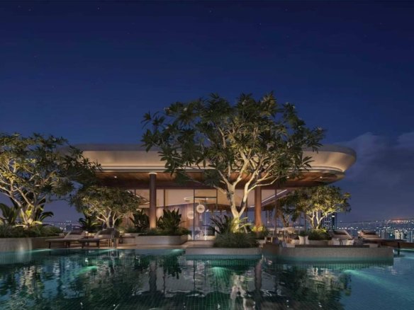 High End Rooftop Infinity Swimming Pool Of 2 Bedrooms At Acacia Apartments In Kilimani