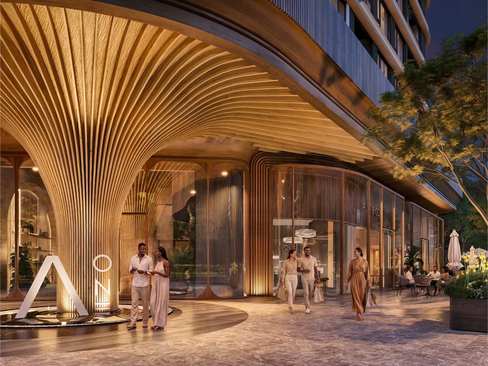 Elegant Entrance Of 2 Bedrooms At Acacia Apartments In Kilimani