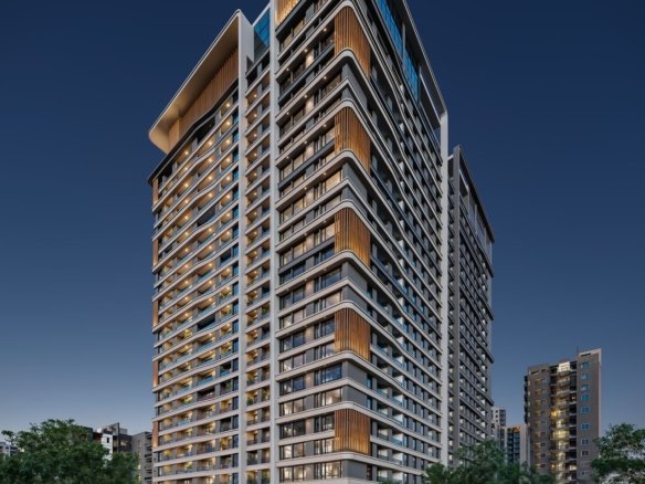 Exterior corner veiws at Ivy Park Residences Apartments In kilimani