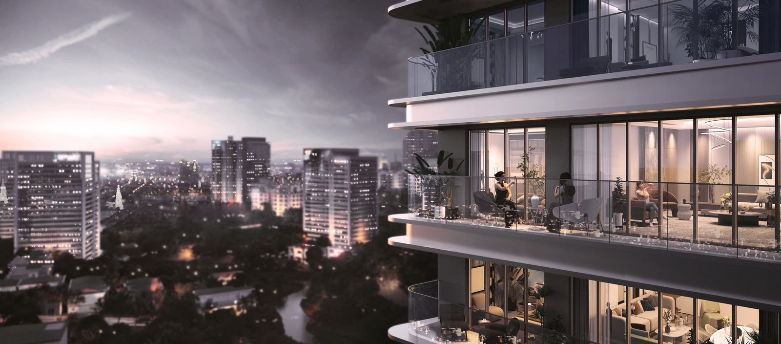 2 bedrooms at balkis residences balcony views