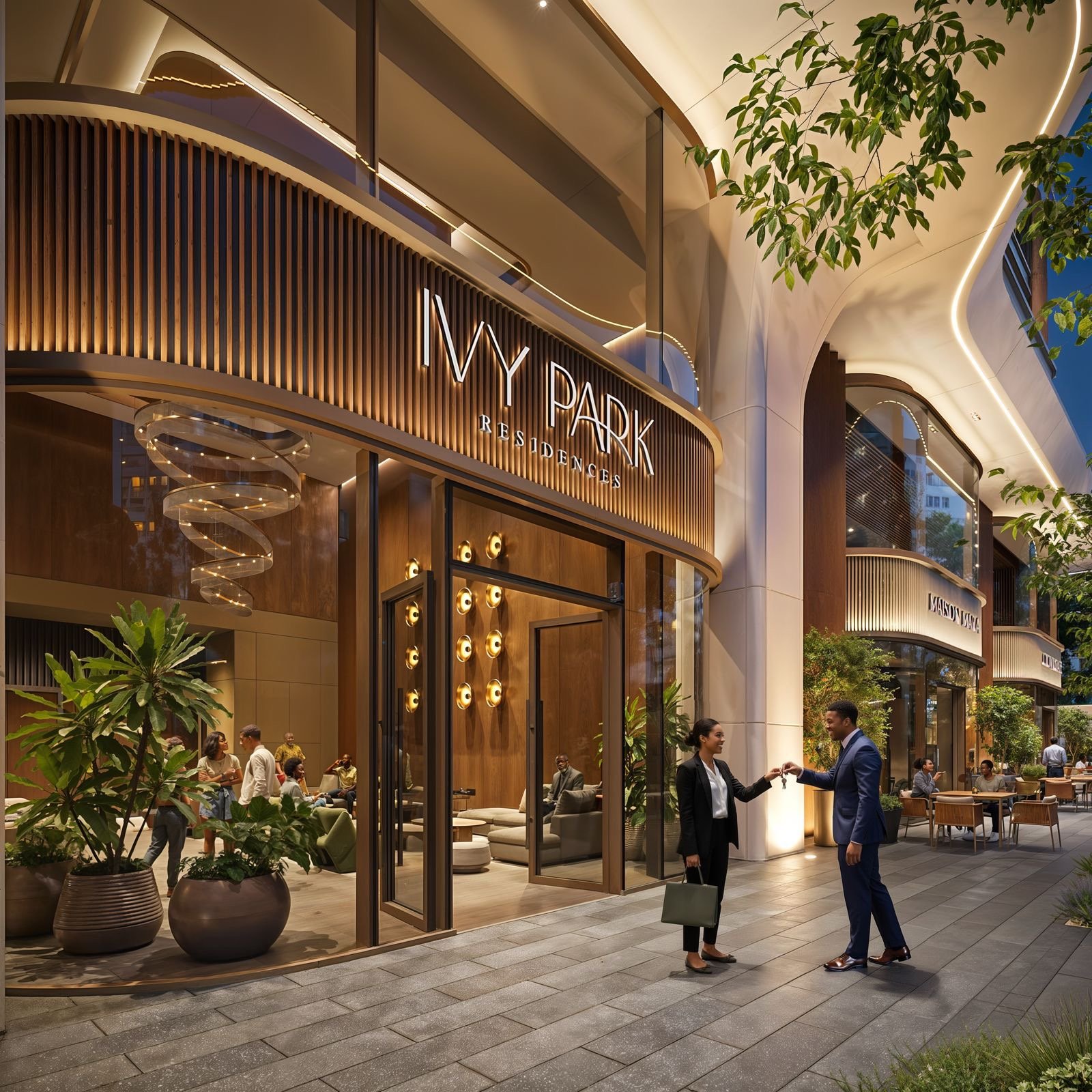 Ivy Park Residences Apartments in Kilimani Grand entrance