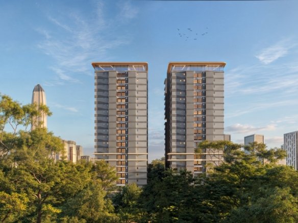 Exterior Front veiw At Diamond Mango Residences In Kilimani