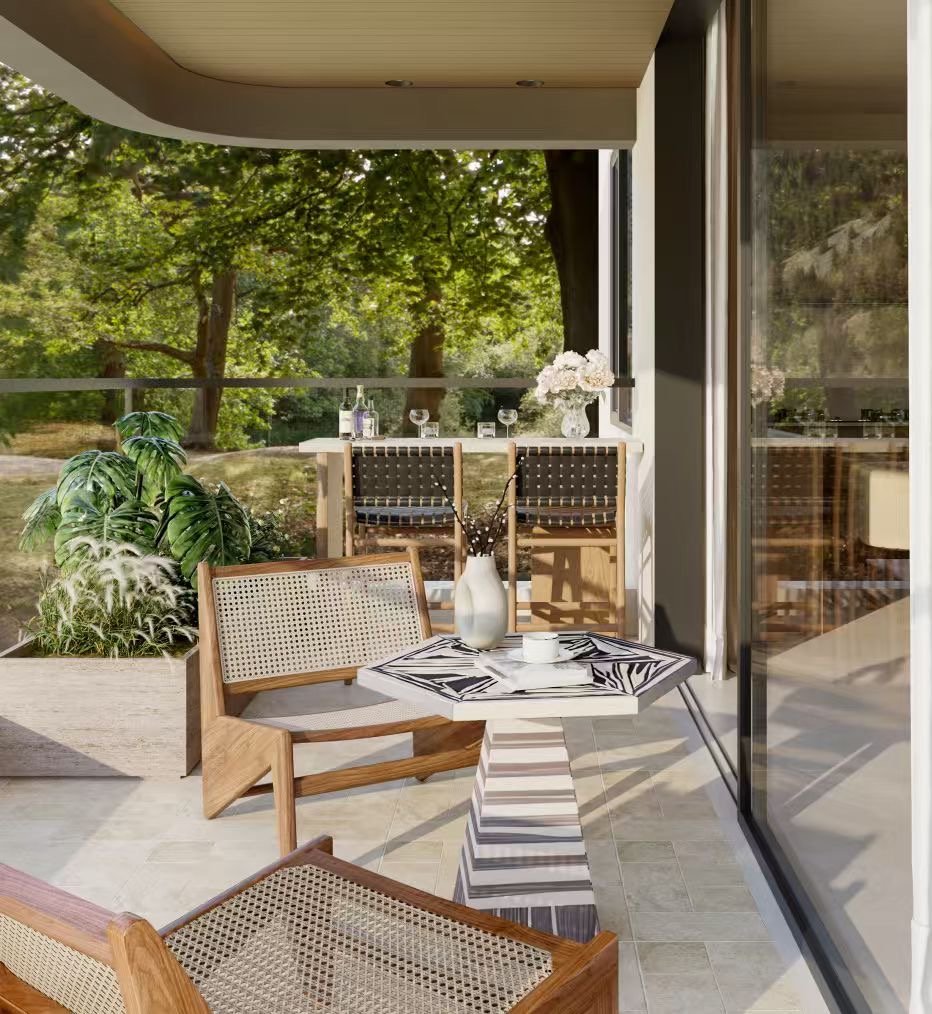 Serene Balcony Of 3 Bedrooms At Belgravia  Place Apartments In Kileleshwa
