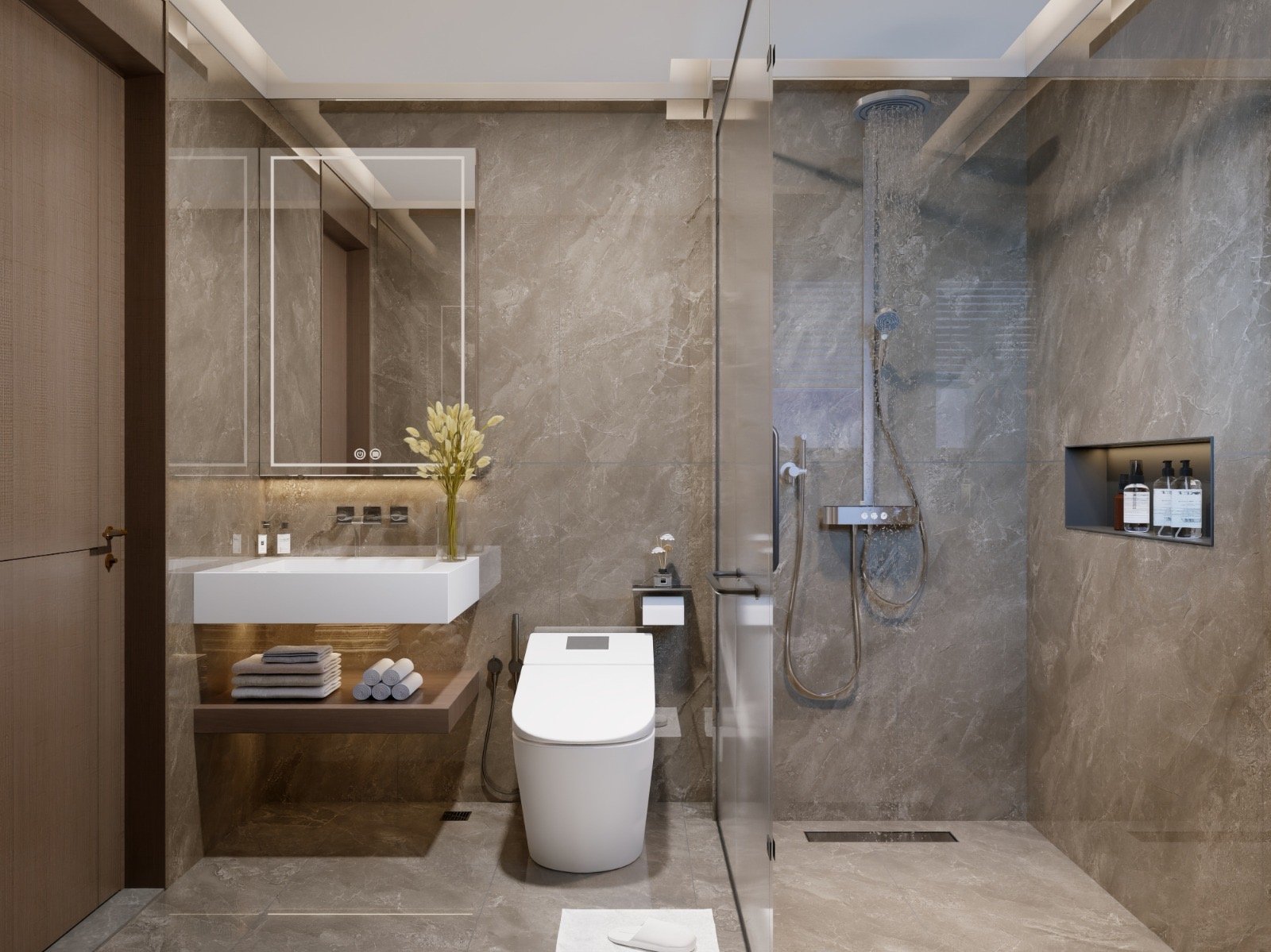 Well designed Bathroom Of 1 Bedroooms At Serene Boutique Residency In Kilimani