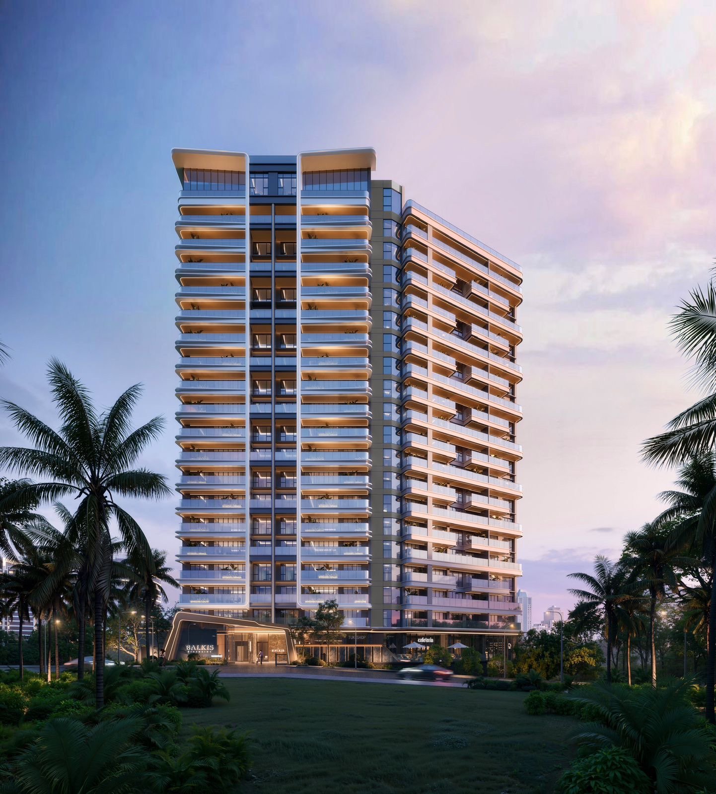 3 bedrooms at balkis residences exterior close view