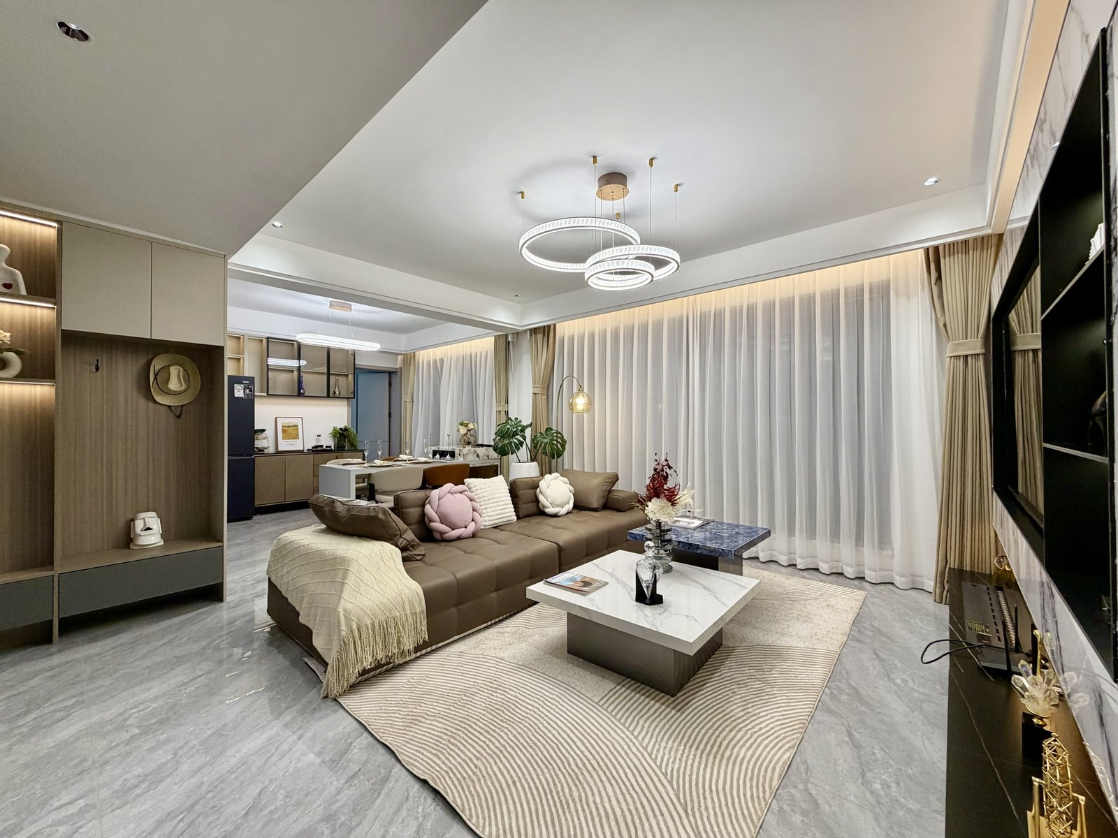 Spacious Sitting Room Front View Of 3 Bedrooms At Luckinn Ivy Residence In Westlands