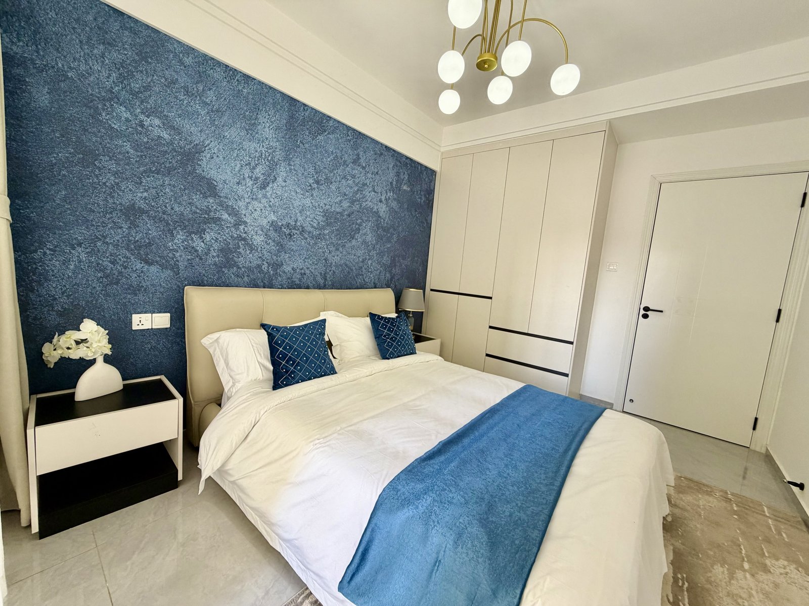 Modern City Apartments In Kilimani Elegant Bedroom Of 3 Bedrooms Left Side view