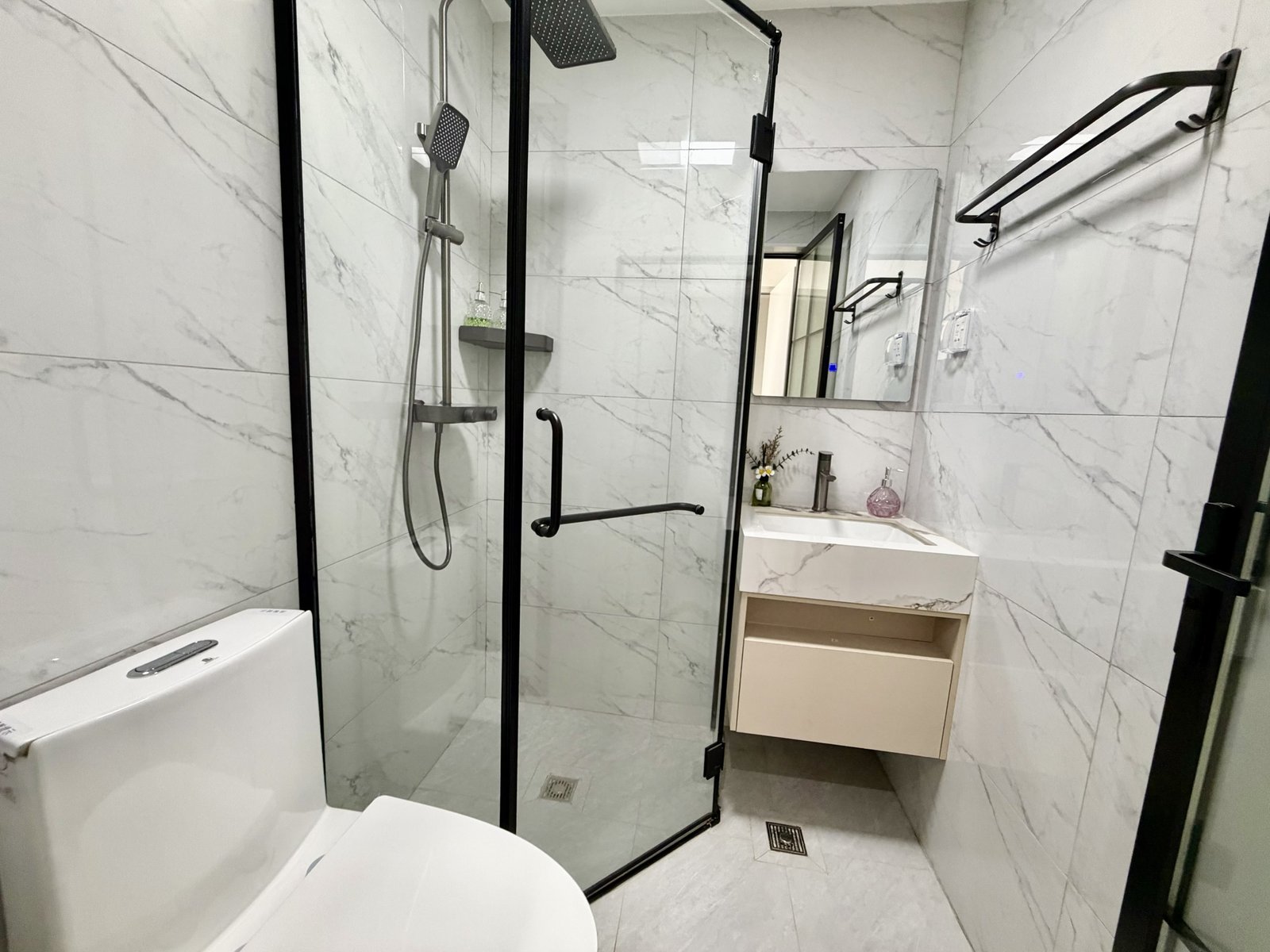 Guest Bathroom At Modern City Apartments In Kilimani