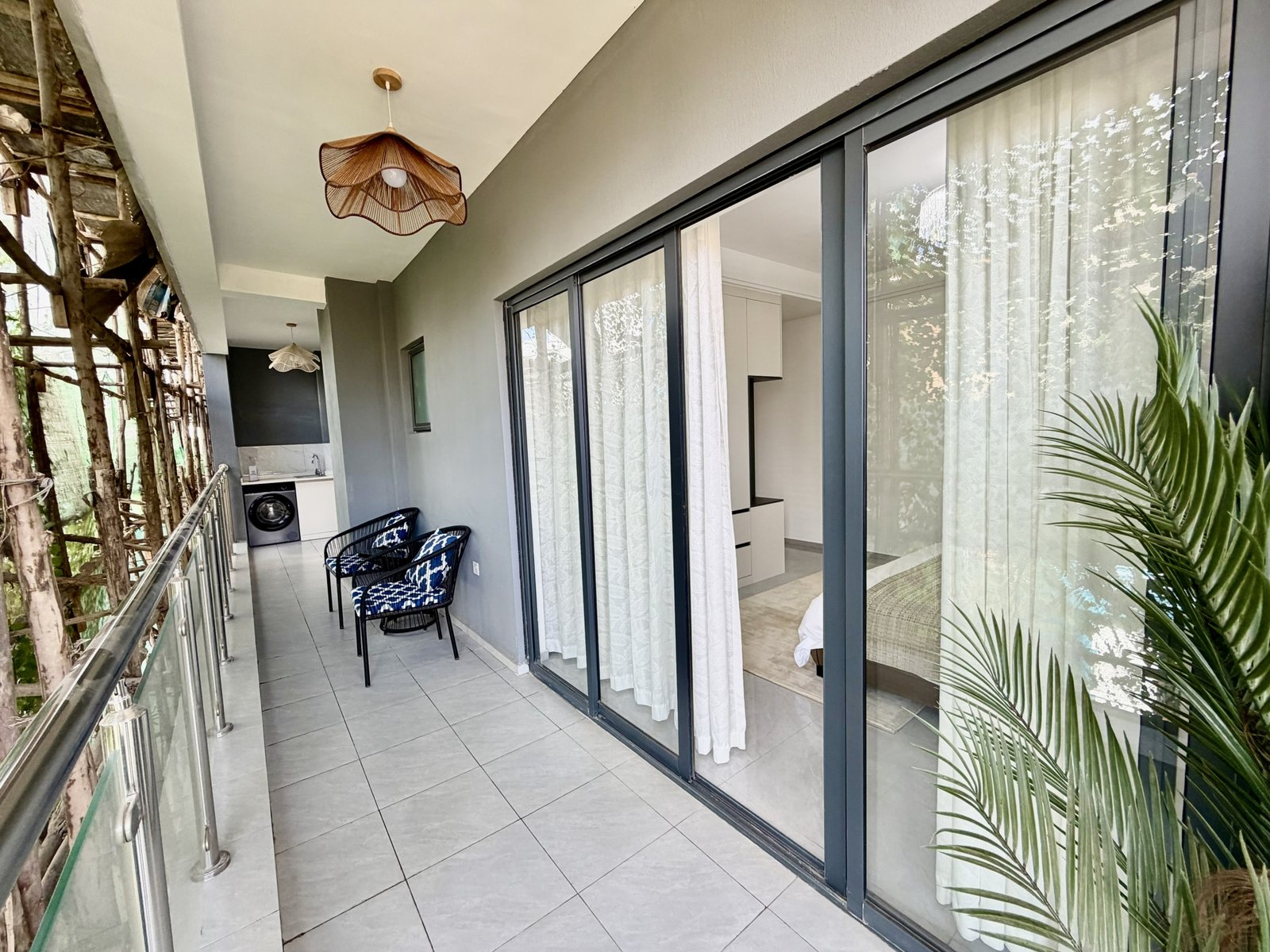 Spacious Master Bedroom Balcony Of 2 Bedrooms At Modern City Apartments In Kilimani