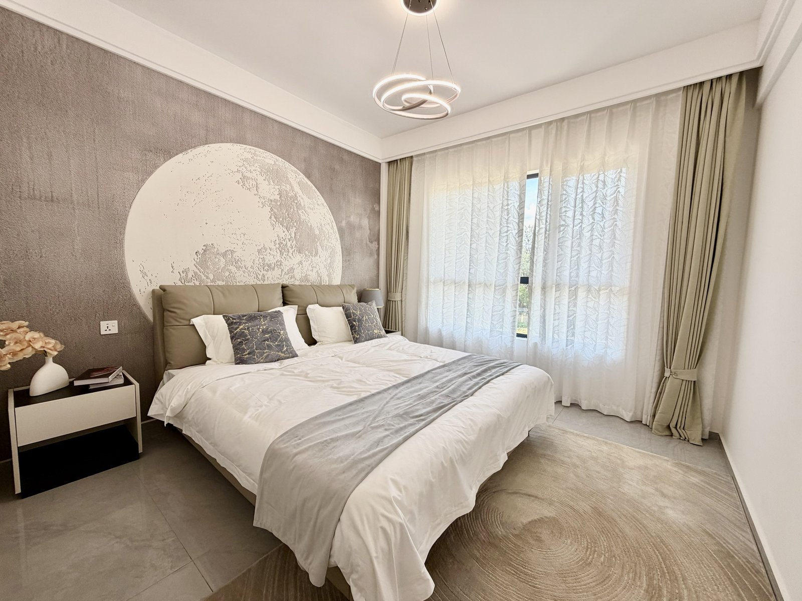 High end Master Bedroom AreavWith Elegant Design Of 2 Bedrooms At Modern City Apartments In Kilimani