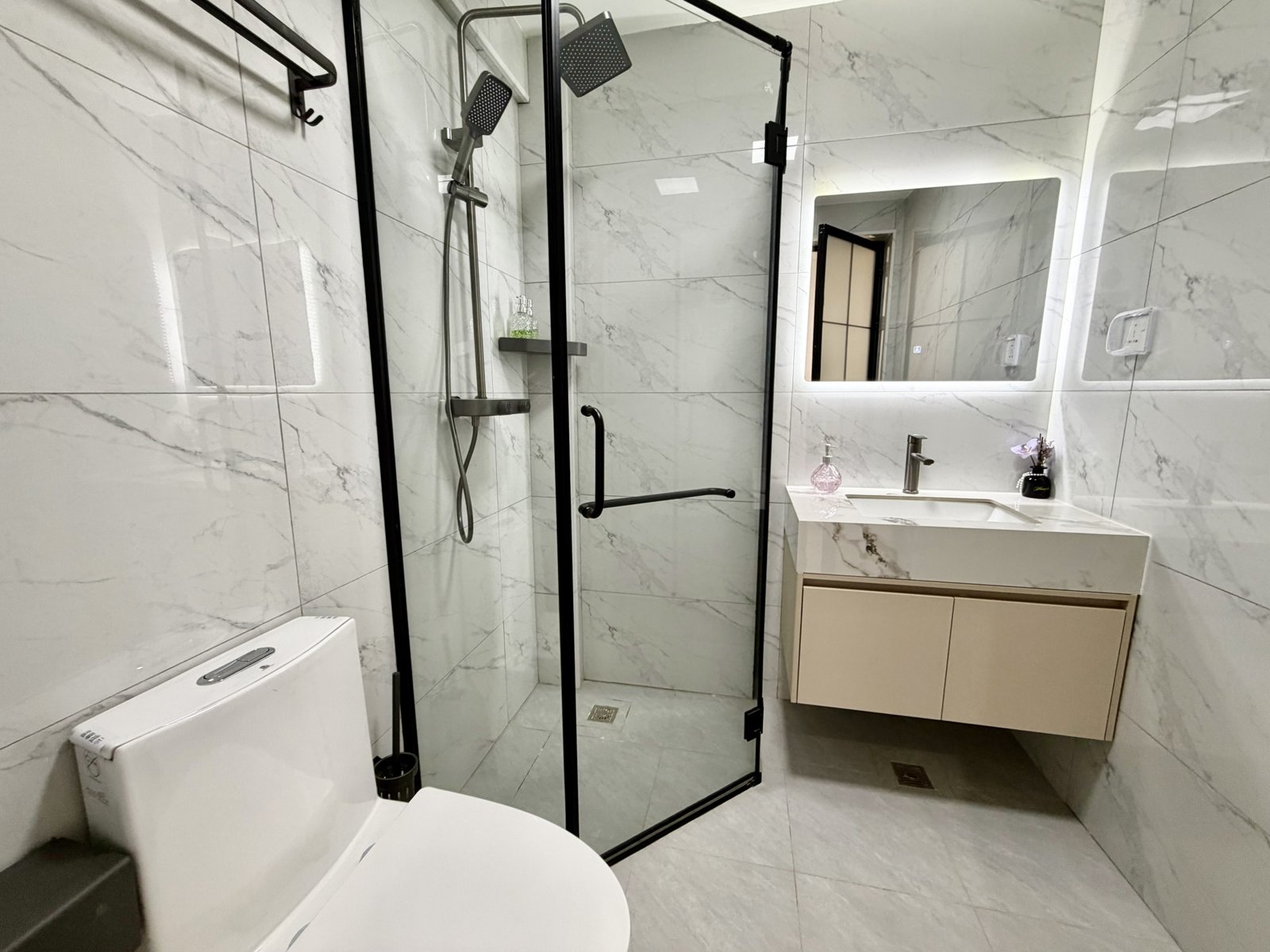 Stylish Bathroom Of 2 Bedrooms At Modern City Apartments In Kilimani