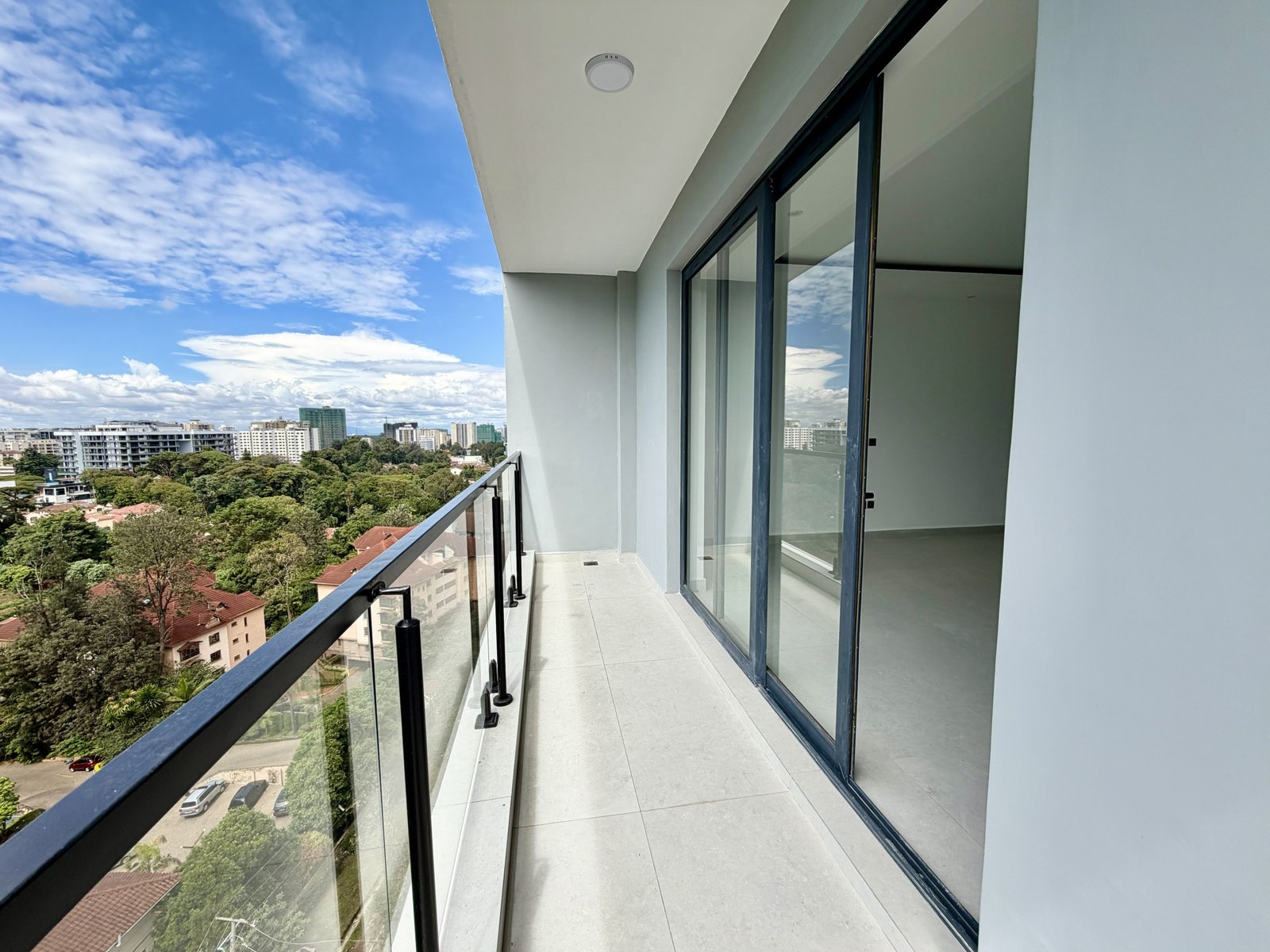 Left Corner Balcony View Of 2 Bedrooms At Urban Dreams Apartments In Westlands