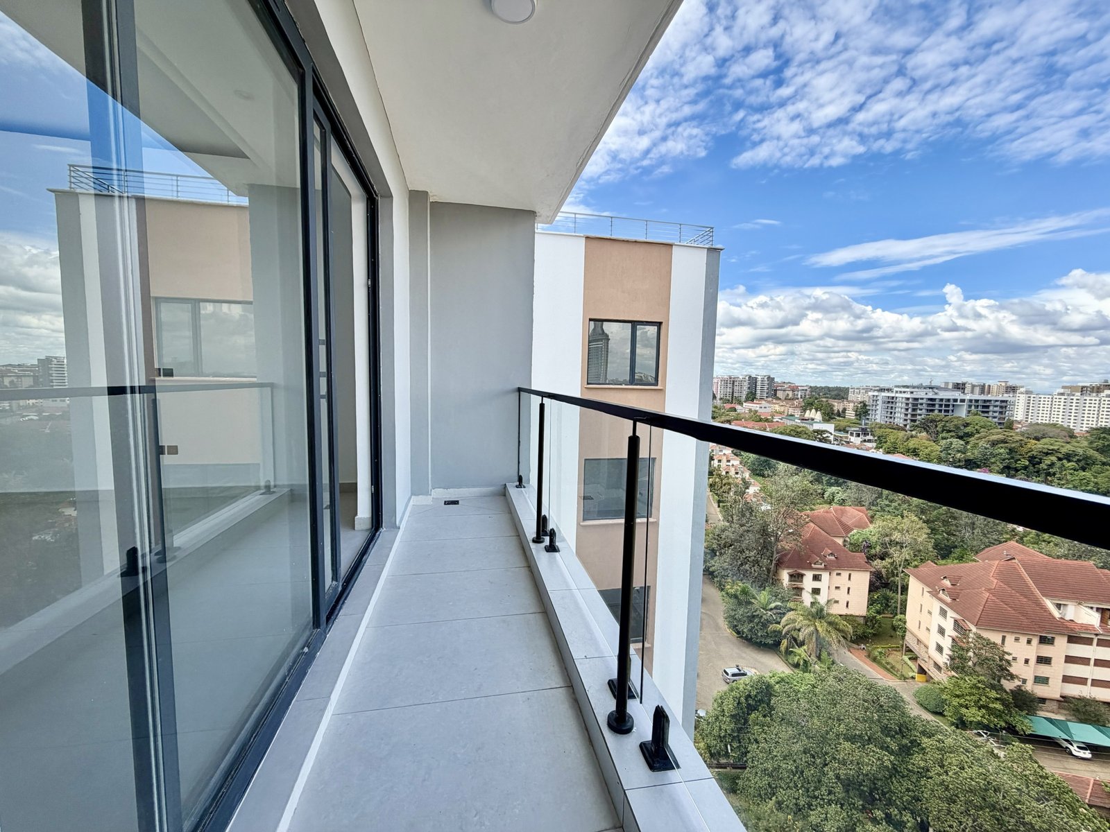 Right Balcony View Of 2 Bedrooms At Urban Dreams Apartments In Westlands