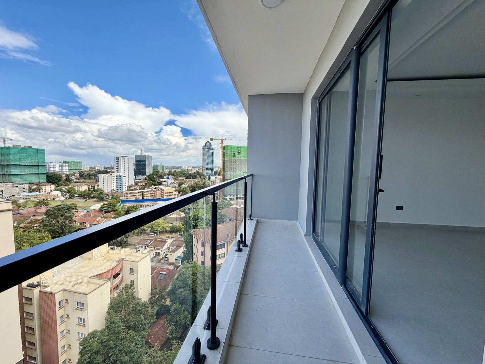 Left Side Balcony View Of 2 Bedrooms At Urban Dreams Apartments In Westlands