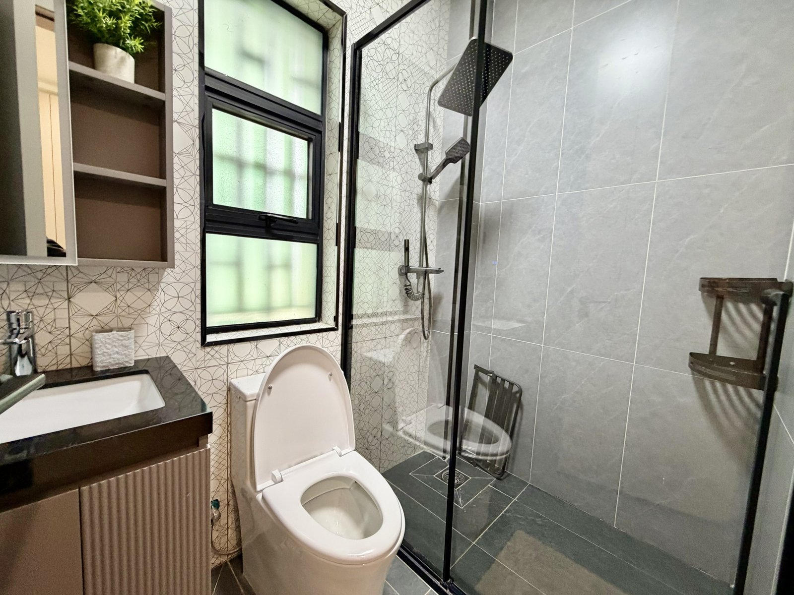 Spacious Bathroom Of 2 Bedrooms At Oak west Residency Apartments in Westlands