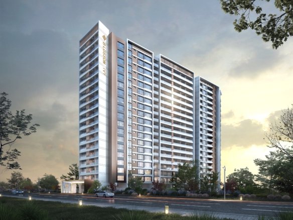 Exterior Far veiw Of 1 Bedrooms At Blossom Ivy Residence Apartments In Kileleshwa