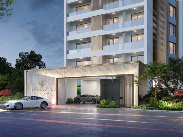 Main entrance Of 4 Bedroom Apartments at Blossom Ivy Residence