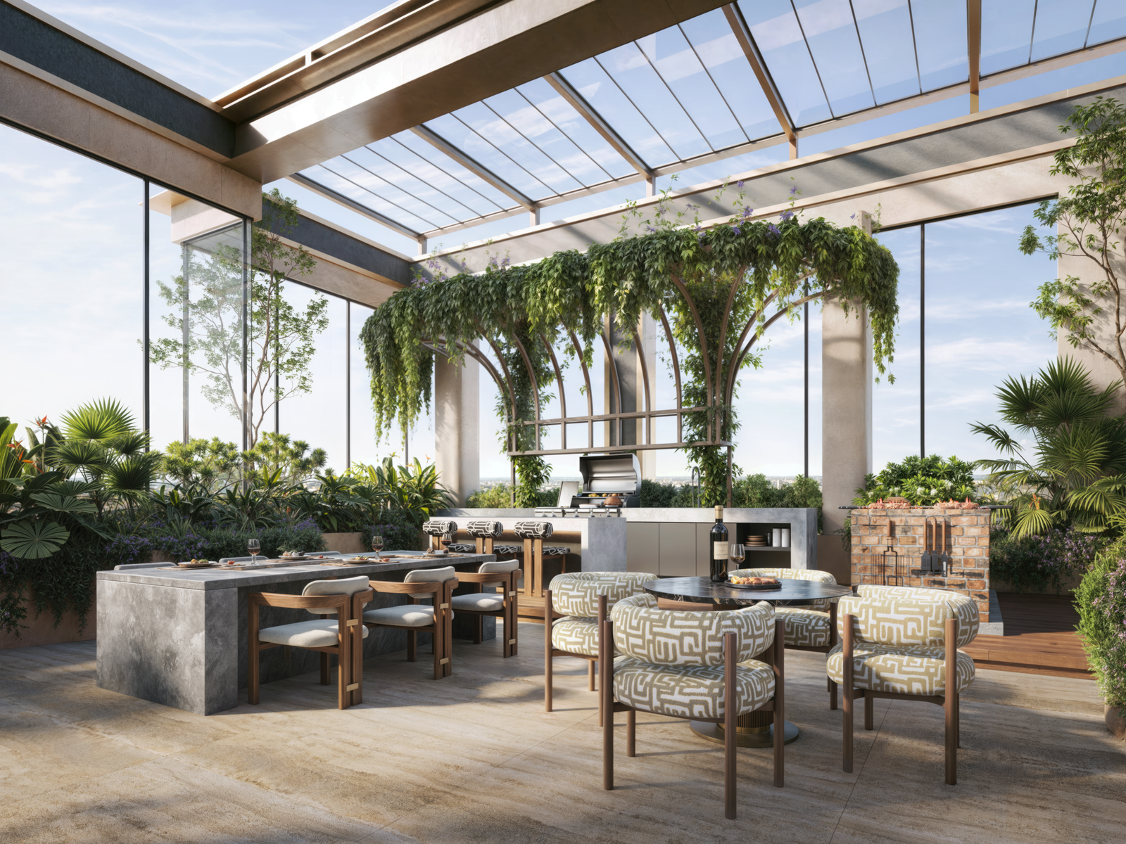 Residents Lounge Area Side view Of 3 Bedroooms At Gaia Brookside Apartments In Westlands