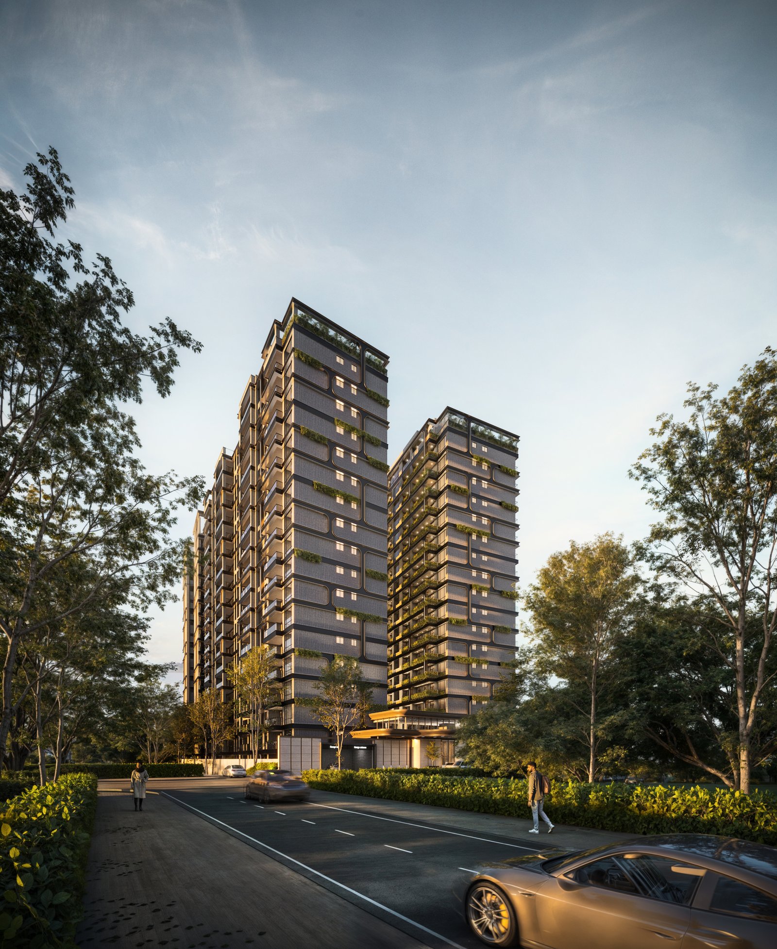 Exterior Front View Of 4 Bedroooms At Gaia Brookside Apartments In Westlands