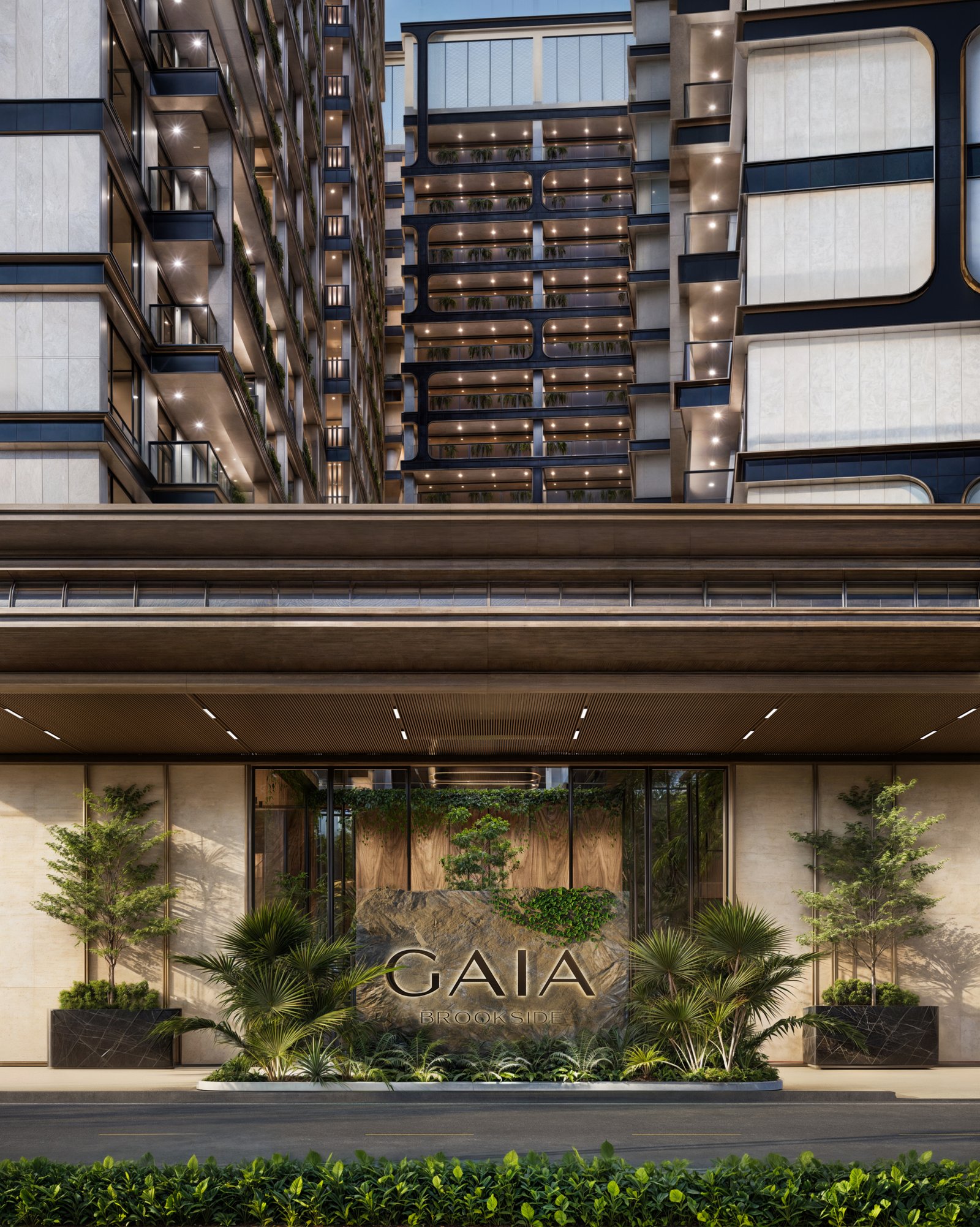 Modern Entrance Of 5 Bedroooms At Gaia Brookside Apartments In Westlands