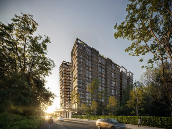 Exterior Side View At Gaia Brookside Apartments In Westlands