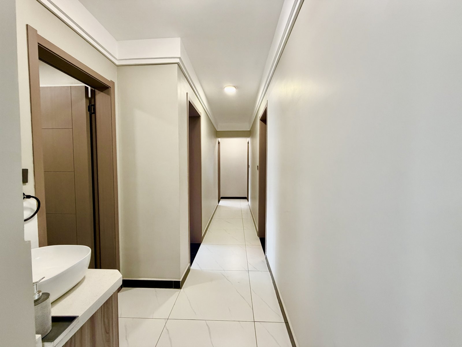 Long stylish Hall way Of 4 Bedrooms At Venus Oak Residency In Kileleshwa
