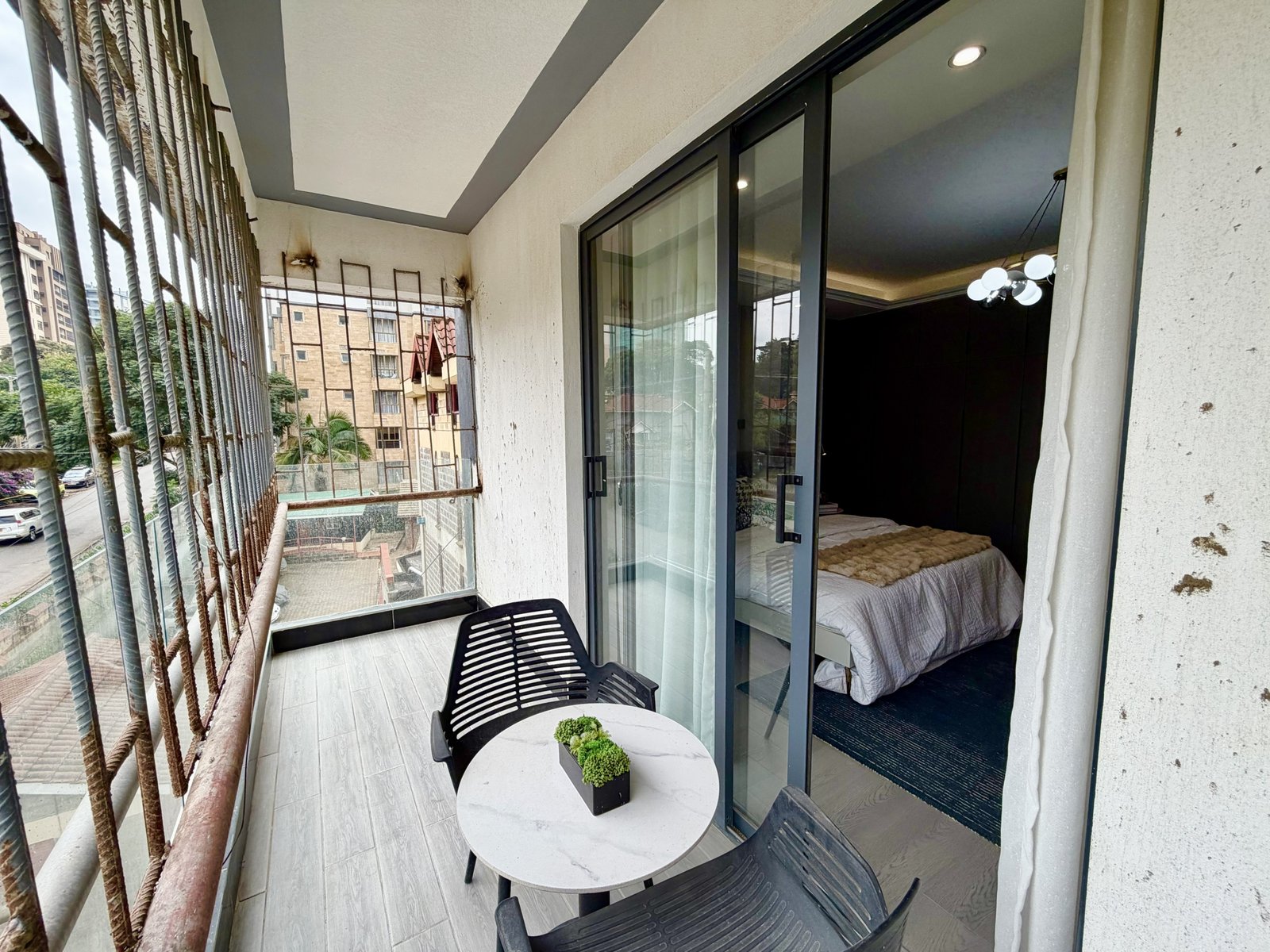 Master Bedroom Balcony Of 4 Bedrooms At Venus Oak Residency In Kileleshwa