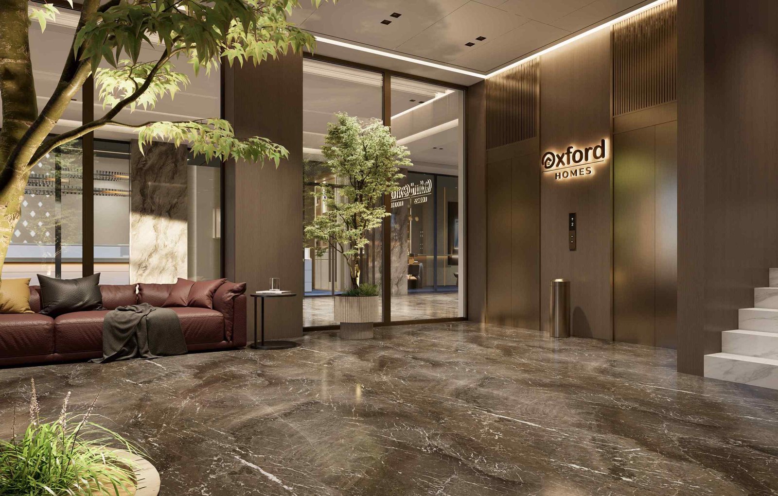 Well Designed Lift Area Of 2 Bedrooms At Oxford Homes Apartments In Riverside
