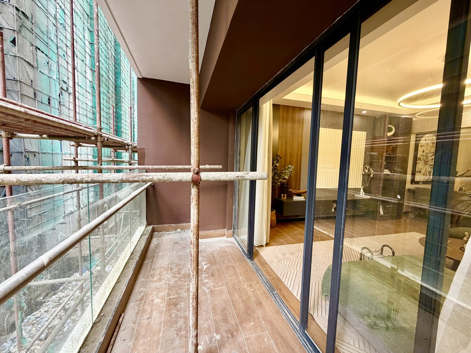 Balcony Area Of 3 Bedrooms At Capricorn Residences In Kilimani