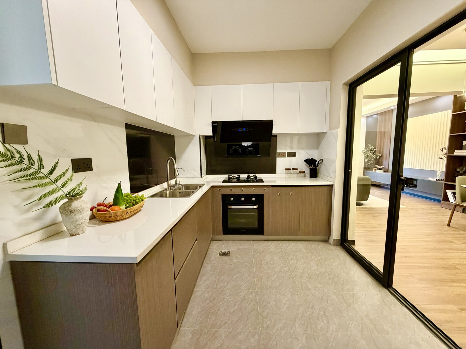 Well designed Kitchen Area Of 3 Bedrooms At Capricorn Residences In Kilimani