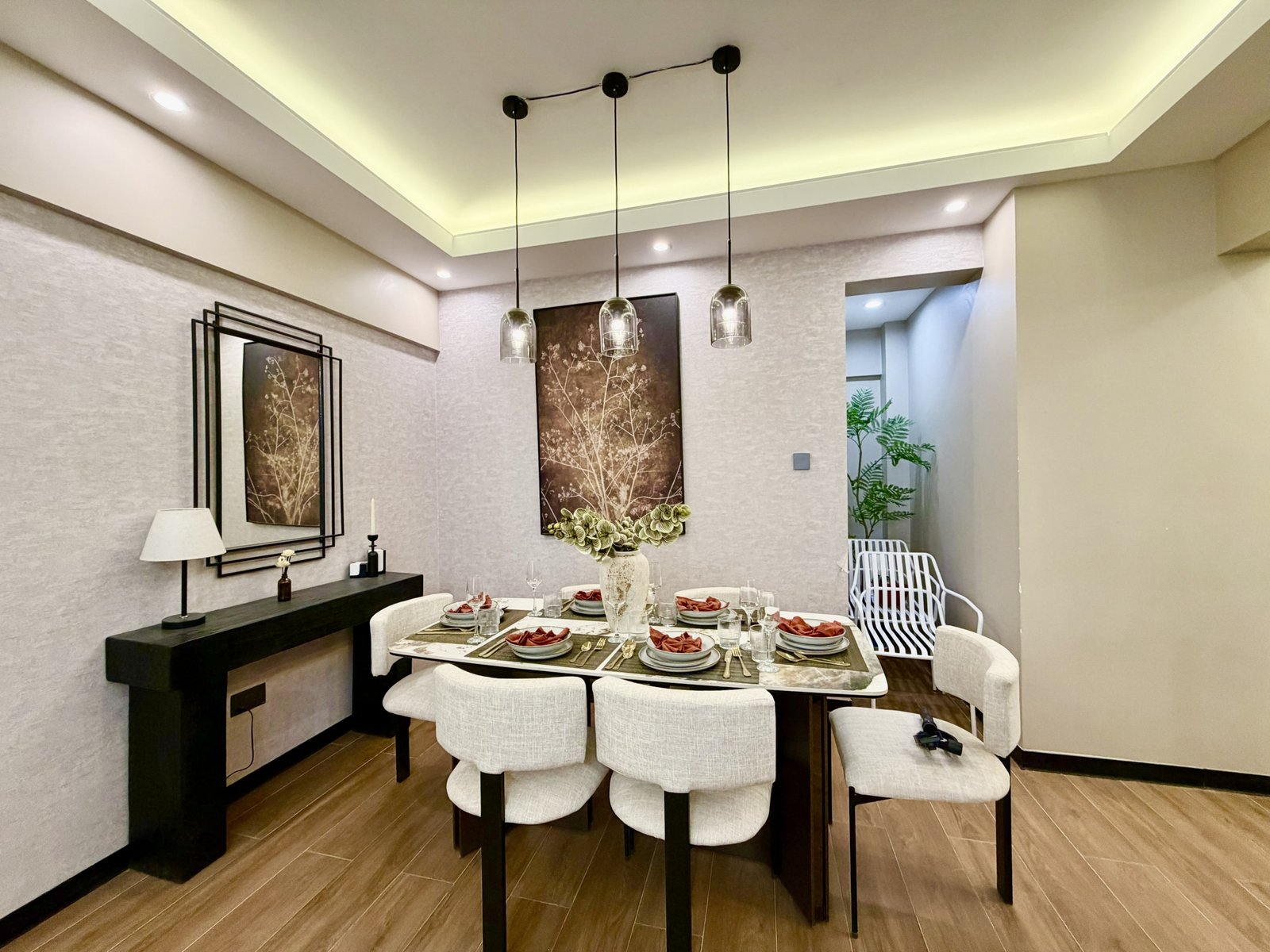 Elegant Dinning Area Of 2 bedrooms At Capricorn Residences In Kilimani