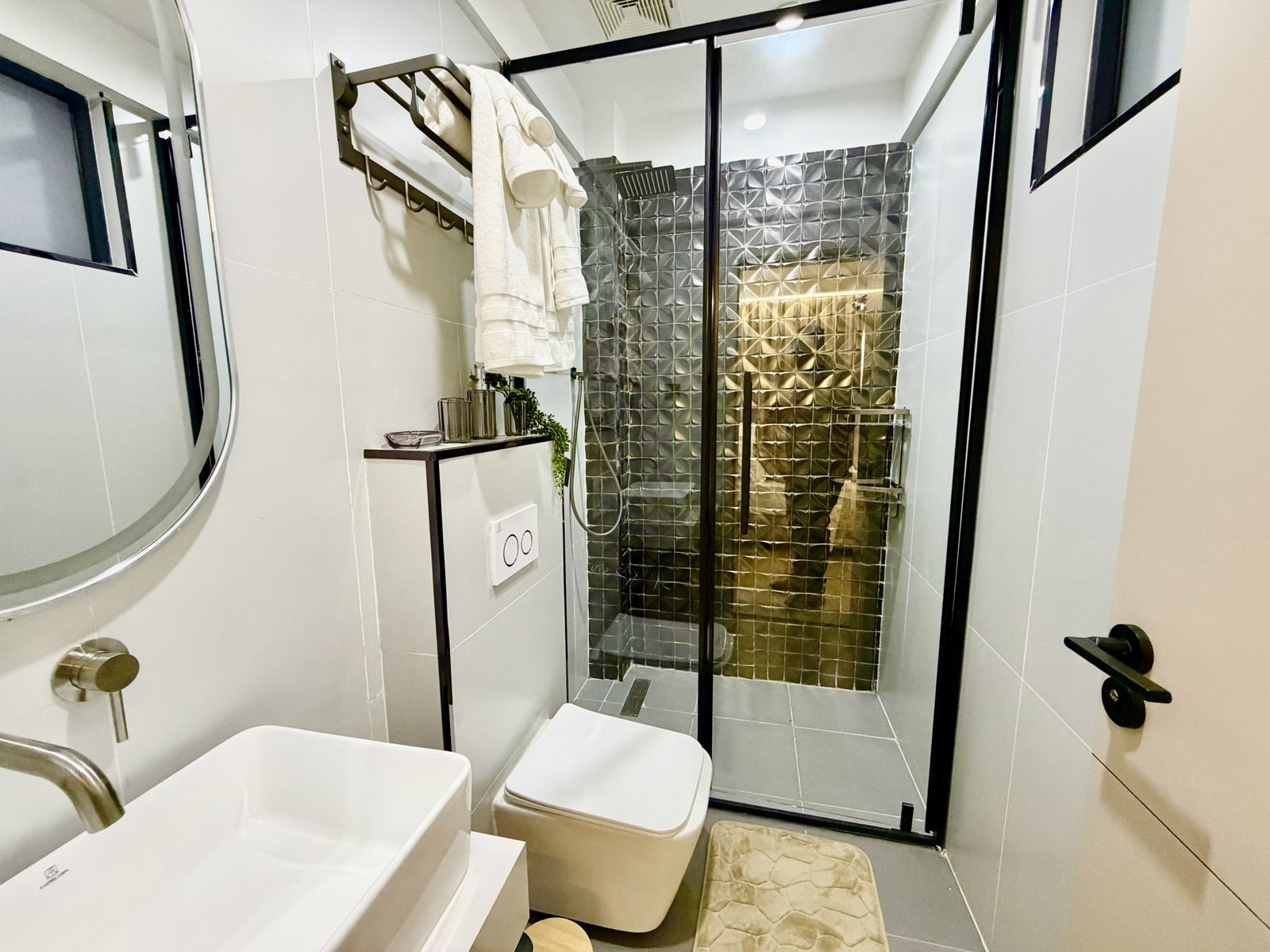 Spacious Bathroom Of 2 bedrooms At Capricorn Residences In Kilimani