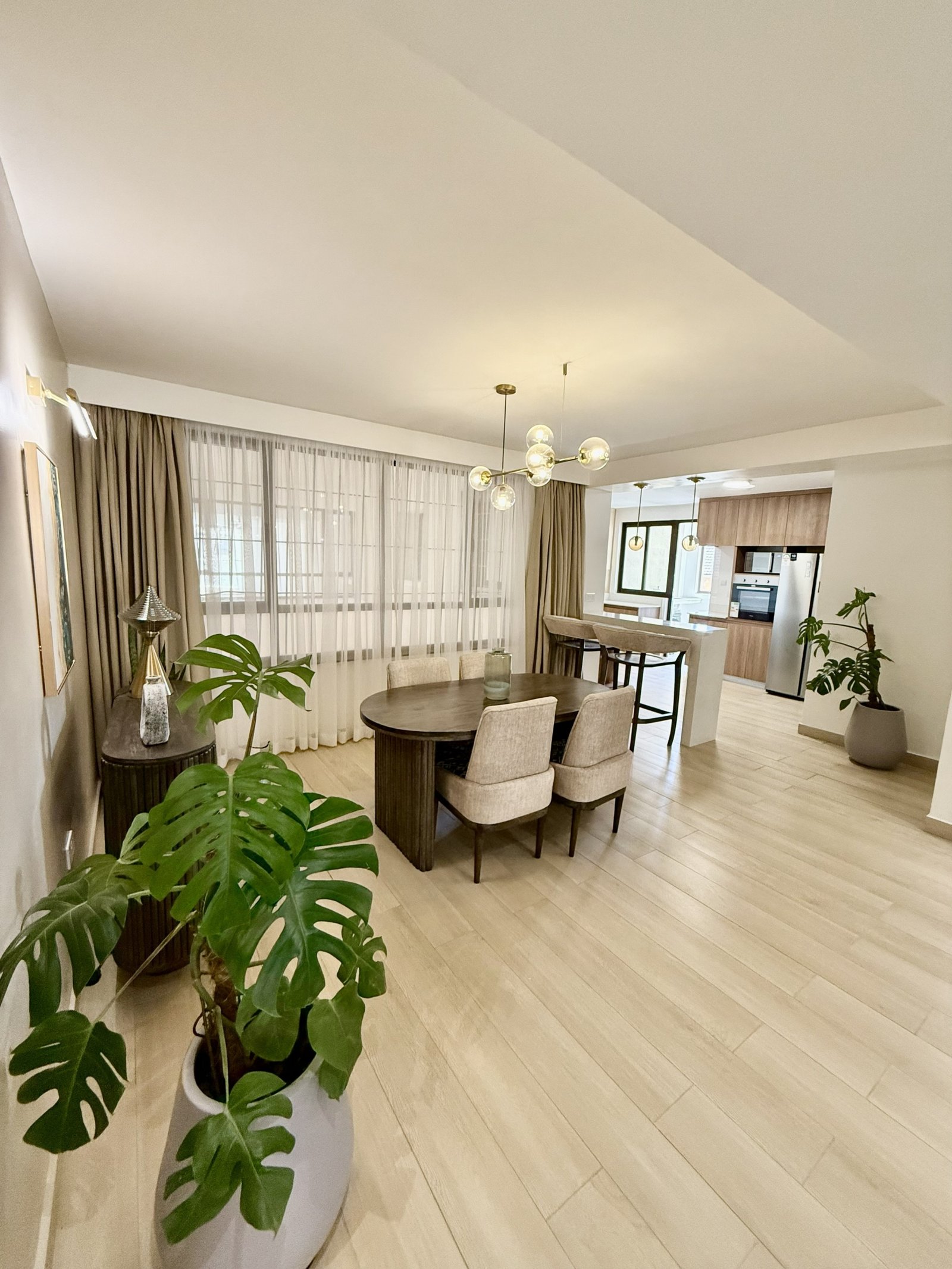 Stylish Dining Area At Kirichwa Place Apartments In Kilimani